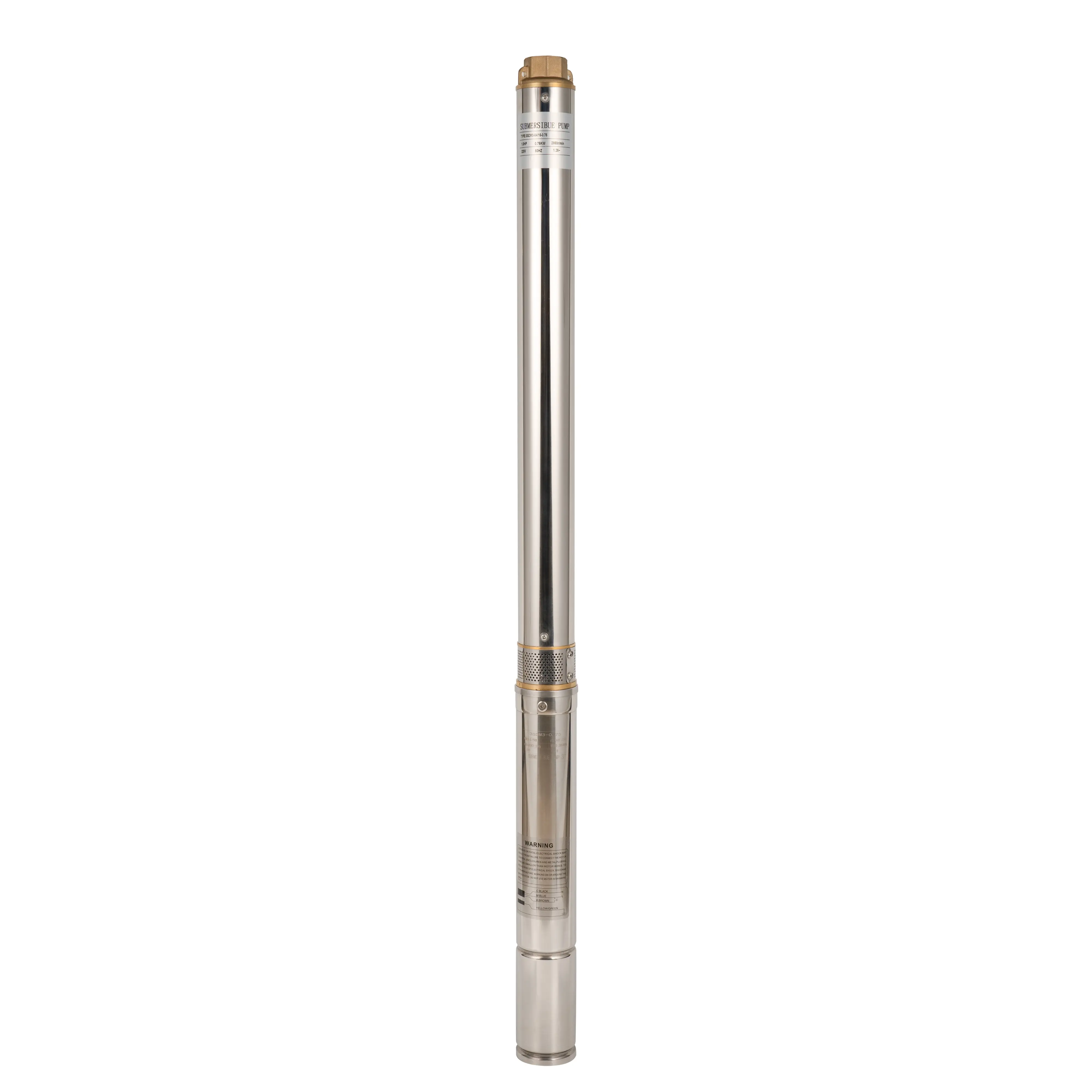 3SDM 0.75KW Submersible Water Pump 54meters High Quality Deep Well 220V Pumping 50HZ 3 inch