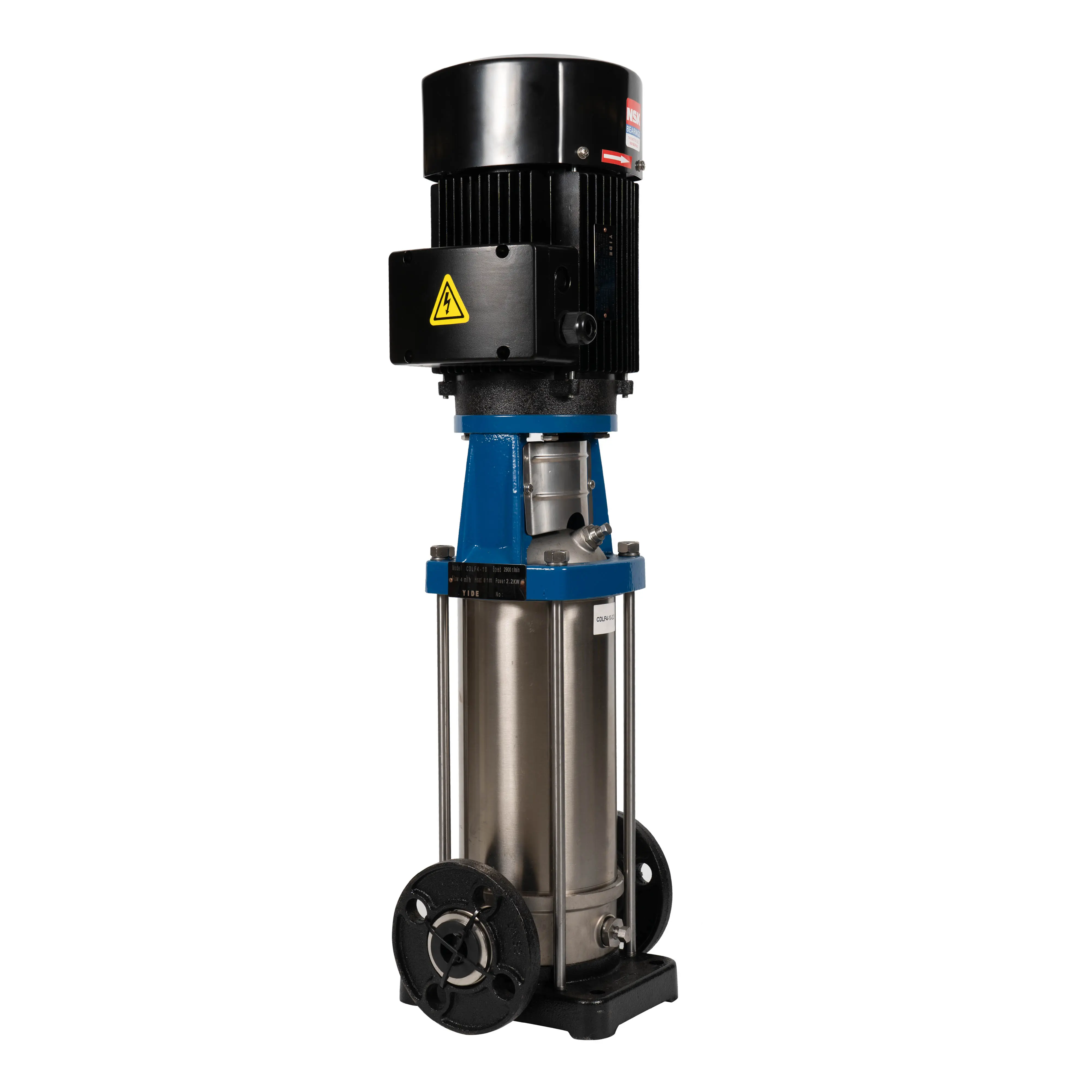 Vertical multistage centrifugal pump CDLF-10